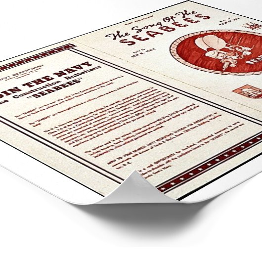 Poster La Chanson Des Baies De Mer (Coin)