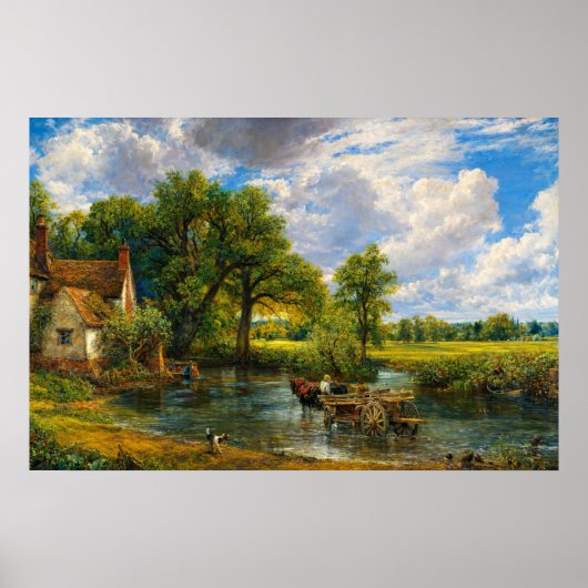 Poster La Charette à foin de John Constable (Devant)