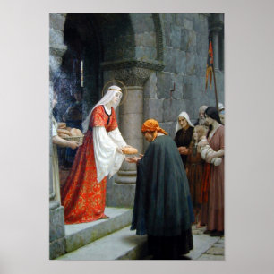 Poster La Charité De Sainte Élisabeth De Hongrie