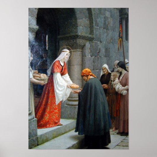 Poster La Charité De Sainte Élisabeth De Hongrie (Devant)