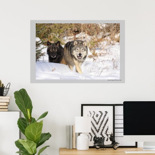 Poster La chasse (Bureau à domicile)