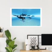 POSTER LA CHASSE (Bureau à domicile)