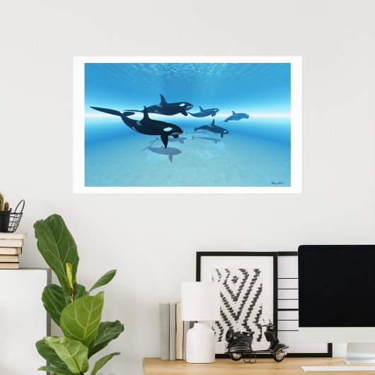 POSTER LA CHASSE (Bureau à domicile)