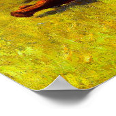 Poster La chasse au bison Frederic Remington 1890 (Coin)