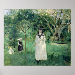 Poster La chasse aux papillons, 1874