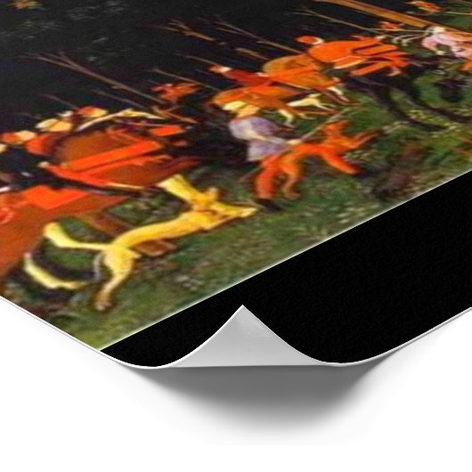 Poster La chasse dans la forêt (Coin)