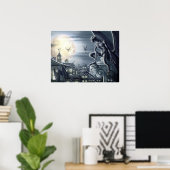 Poster La chasse nocturne de Lovecraft (Bureau à domicile)