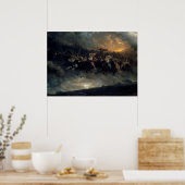 Poster La chasse sauvage d'Odin par Peter Nicolai Arbo (Cuisine)