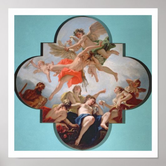 Poster La Châtiment de Cupidon (huile sur toile) (Devant)