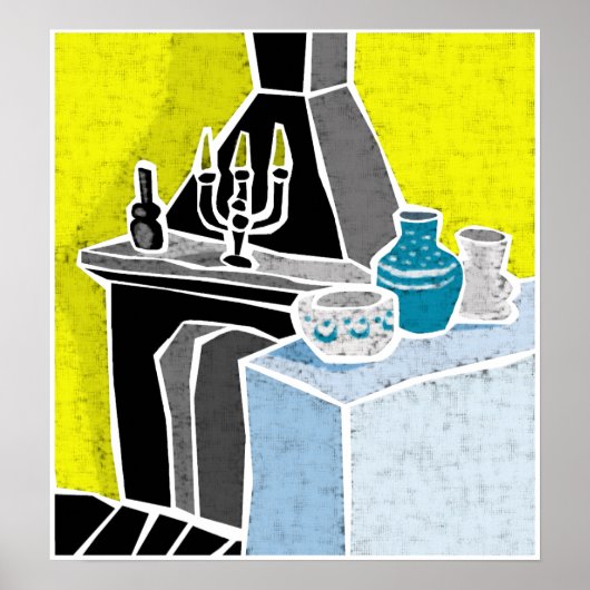 Poster La cheminée (Devant)