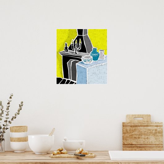 Poster La cheminée (Cuisine)