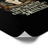 Poster La chemise à plombier Union Fière main-d’oeuvre qu (Coin)