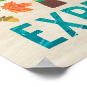 Poster La chenille affamée | Expert de la faune (Coin)