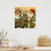 Poster "La chèvre de traîneau" par Jenny Nystrom (Cuisine)