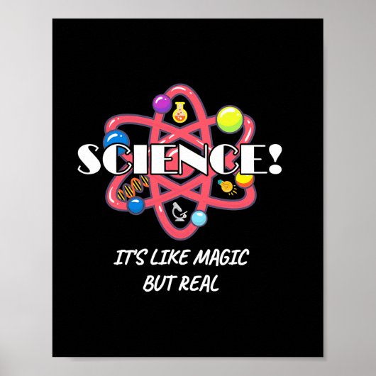 Poster La Chimie De L'Enseignant La Science Est Comme La (Devant)