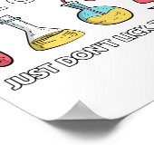 Poster La chimie est comme la Cuisine (Coin)