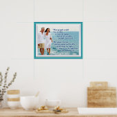 Poster La chiropratique est la réponse (Cuisine)