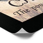 Poster La chiropratique guérit les citations du corps (Coin)