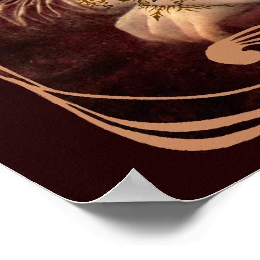 Poster La Chola Mona Lisa (Coin)