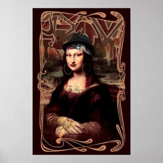 Poster La Chola Mona Lisa (Devant)