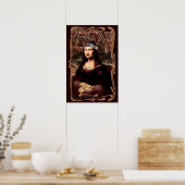 Poster La Chola Mona Lisa (Cuisine)