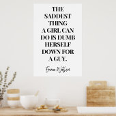 Poster La chose la plus triste qu'une fille puisse faire (Cuisine)