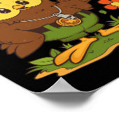 Poster La Chouette Woodsy Donne Un Coup D'Oeil Sur La Jou (Coin)
