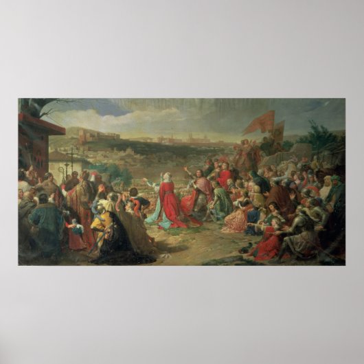 Poster La chute de Grenade en 1492, 1890 (Devant)
