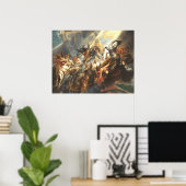 Poster La Chute de Phaeton - Peter Paul Rubens Art (Bureau à domicile)