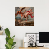Poster La chute d'Icarus (par Jacob Peter Gowy) (Bureau à domicile)