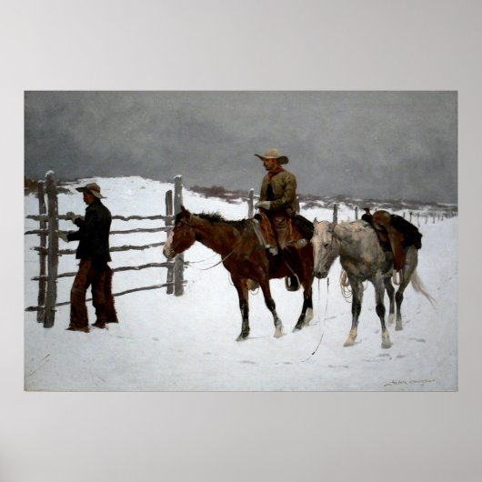 Poster La chute du cowboy (Devant)