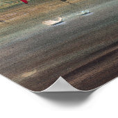 Poster La cigogne à la selle par Joseph Wolf (Coin)