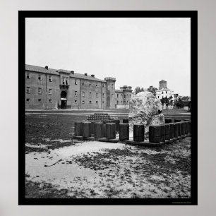 Poster La Citadelle de Charleston, SC 1865