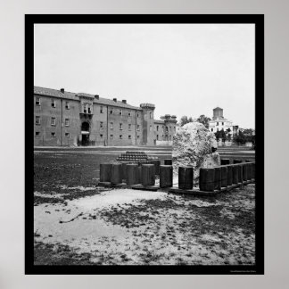 Poster La Citadelle de Charleston, SC 1865