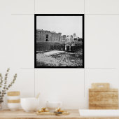 Poster La Citadelle de Charleston, SC 1865 (Cuisine)