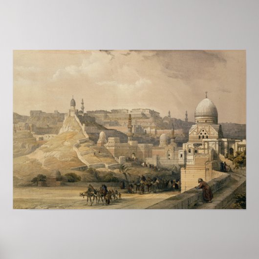 Poster La Citadelle du Caire, de "l'Egypte et la Nubie" (Devant)