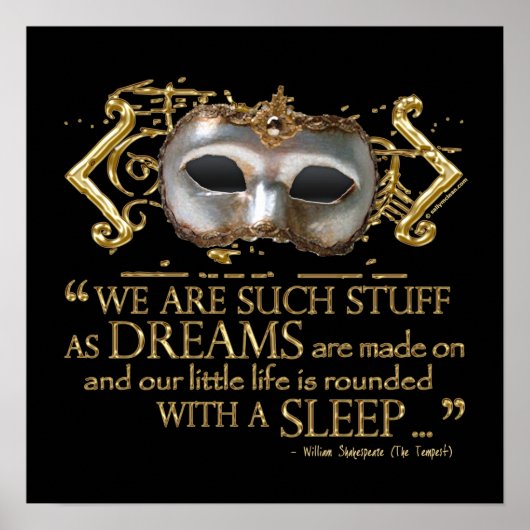 Poster La citation Tempest (version or) (Devant)