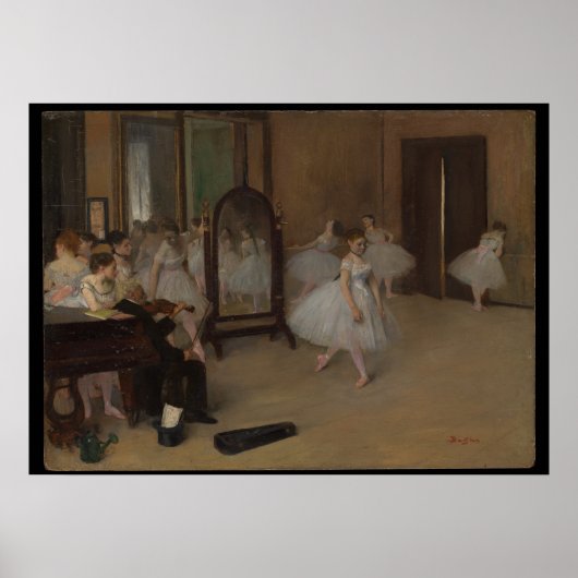 Poster La Classe de danse (Devant)