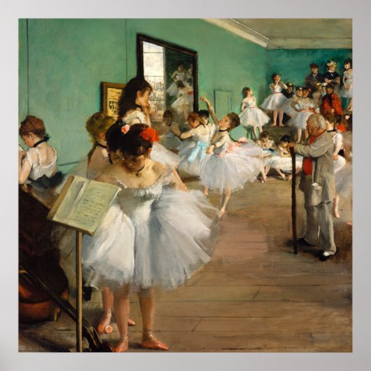 Poster La Classe de Danse (1874) (Devant)
