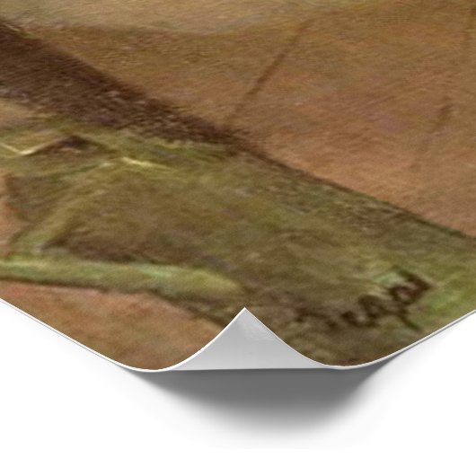 Poster La Classe de Danse by Edgar Degas (Coin)