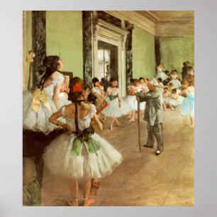 Poster La Classe de Danse by Edgar Degas