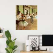 Poster La Classe de Danse by Edgar Degas (Bureau à domicile)