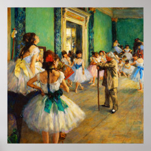 Poster La Classe de danse par Edgar Degas