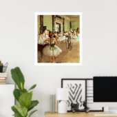 Poster La Classe de Danse par Edgar Degas (Bureau à domicile)