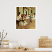 Poster La Classe de Danse par Edgar Degas (Cuisine)