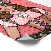 Poster La clé de son Coeur Steampunk (Coin)