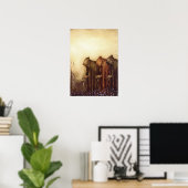 Poster "La clé d'or" Aquarelle John Bauer (Bureau à domicile)