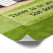 Poster La clé du bonheur photo de porte (Coin)