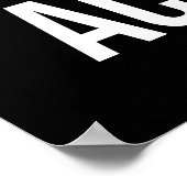 Poster La Clé Du Succès Est L'Action, Le Gymnase, L'Hustè (Coin)