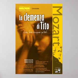 Poster La Clemenza di Tito